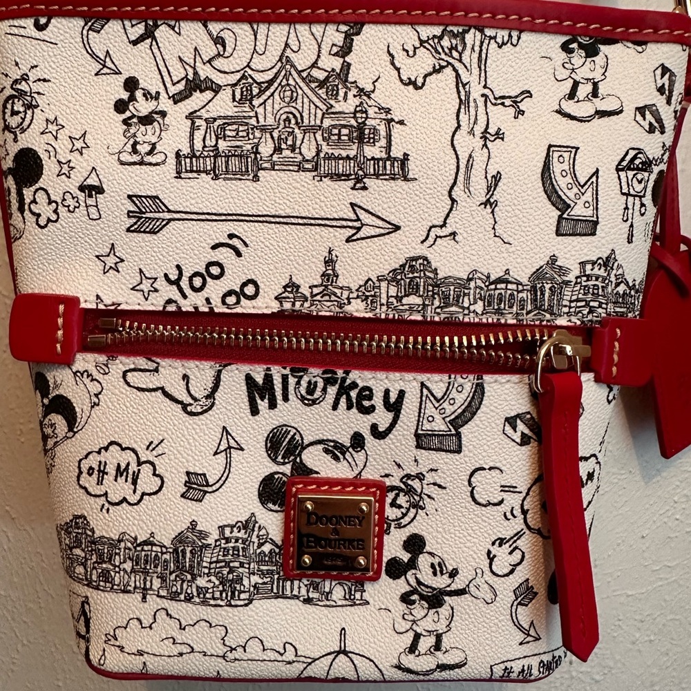 Mickey and Minnie Mouse Dooney and Bourke Cross body bag